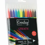 Fibre Tip Markers 12 piece by Croxley Create