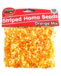 Hama Beads Orange Striped