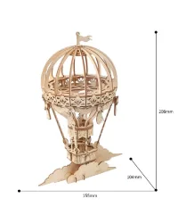 Hot Air Balloon 3D Wooden Puzzle