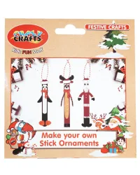 Make Your Own Stick Ornaments – Crazy Crafts