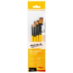 Mont Marte Signature Brush Set 4 piece Round and Flat set Product Image