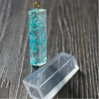 Silicone Pendant Mould – Long Diamond (#28)