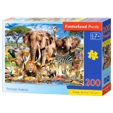 Savannah animals boxed puzzle