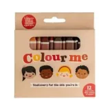 Wax Crayons Skin Tones - Colour Me