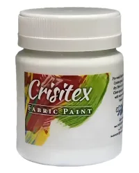 Crisitex Fabric Paint White Opaque