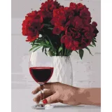 Paint by Numbers - Peony Wine