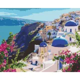 Brushme Santorini Landscape