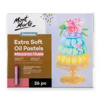 Extra Soft Oil Pastels Macaron Hues – 26pc – Mont Marte