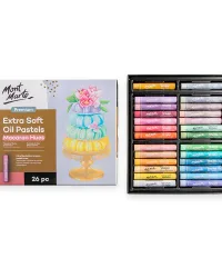 Extra Soft Oil Pastels Macaron Hues – 26pc – Mont Marte