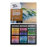 Extra Soft Oil Pastels Natural Hues Contents