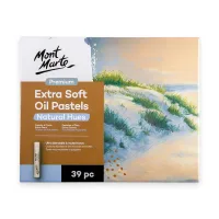 Extra Soft Oil Pastels Natural Hues – 26pc – Mont Marte