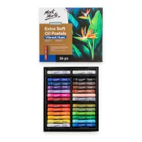 Extra Soft Oil Pastels Vibrant – 26pc – Mont Marte