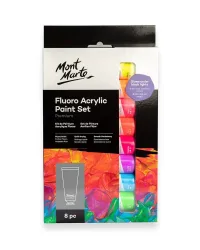 Fluoro Acrylic Paint Set – Mont Marte