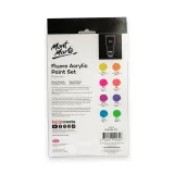 Fluoro Acrylic Paint Set back