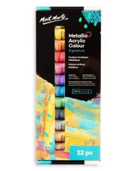 Acrylic Metallic Colour Paint Set