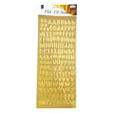 Peel off stickers ABC gold