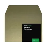 Envelopes C6 Metallic 10's gold