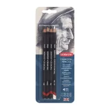 Derwent Charcoal Pencils 4 blister pack