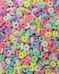 Beads Small Flower Pastel Mix – 6mm