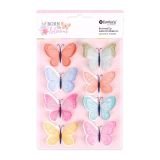 Born to bloom butterfly embellishments - Rosie's Studio