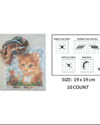 Cat Cross Stitch Kit – W&M