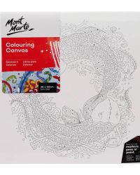 Colouring Canvas 30×30 (Koi) – Mont Marte