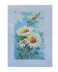 White Daisy Cross Stitch Kit – W&M