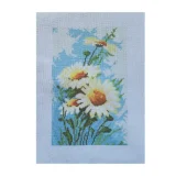 White Daisy Cross Stitch Kit