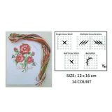 Flower cross stitch kit - W&M