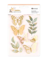 Golden Afternoon Butterfly Embellishments – Rosie’s Studio