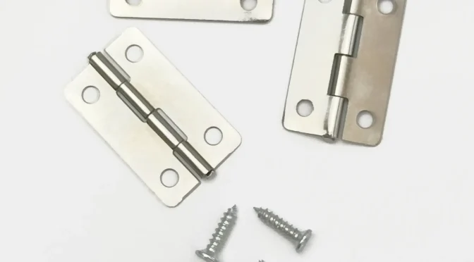 Hinges Silver 12x29mm 6pce