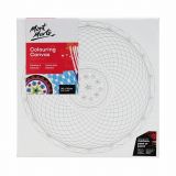 Colouring canvas Mandala - Mont Marte