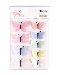 One of a Kind Butterfly Embellishments – Rosie’s Studio