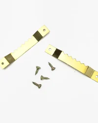 Saw Tooth Picture Hooks 7cm – Gold