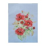 Pink Poppy Cross Stitch Kit - W&M