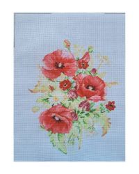 Pink Poppy Cross Stitch Kit – W&M