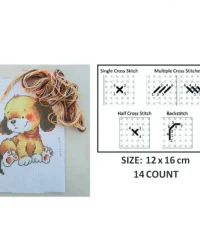 Puppy Cross Stitch Kit – W&M