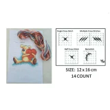 Love teddy cross stitch kit - W&M