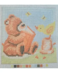 Teddy Cross Stitch Kit – W&M