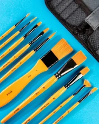 Acrylic Brush Set (11pc) – Mont Marte