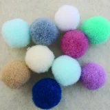 Pom pom fleece assorted colours 15mm