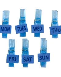 Plastic Pegs – Weekdays x7