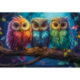 Three Little Owls 1000 Piece Puzzle Image