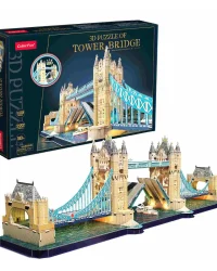 3D Puzzle of Tower Bridge (LED)- CubicFun