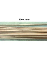 Wood Sticks Round Natural (50 Pieces) – 300x3mm