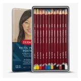 Derwent Pastel Skintones Pencils - 12 piece open