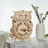 Mechanical Owl Clock Robotime Product Packaging