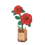 Red Camelia 3D Wooden Puzzle Robotime
