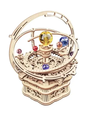 Robotime 3D Wooden Puzzle – Mechanical Starry Night Music Box