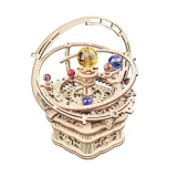 Robotime Starry Night Music Box 3D Wooden Mechanical Puzzle